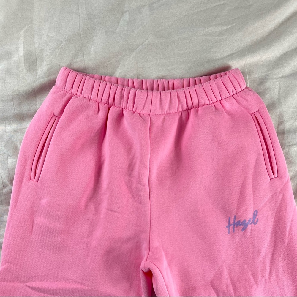 Hazel Boutique The HZL Pink Winter Wonderland Sweatpants - Picture 3 of 6